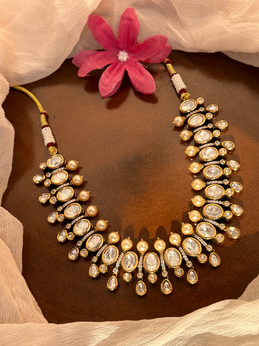 Kundan Moissanite Necklace