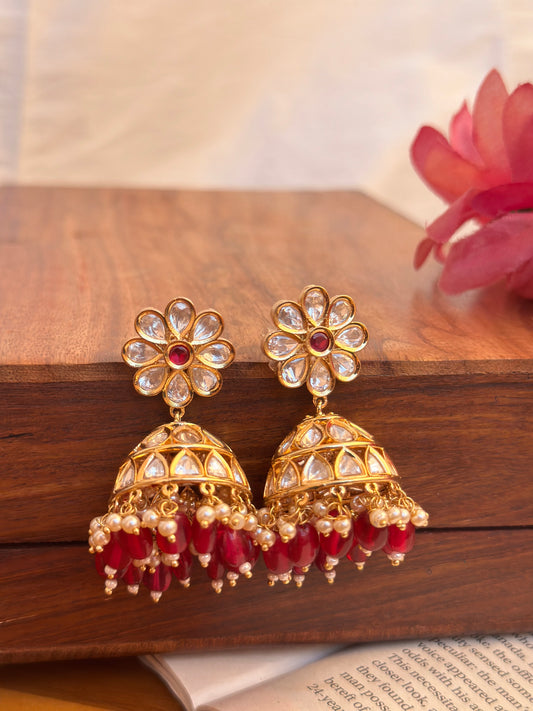 Kundan Moissanite Earrings