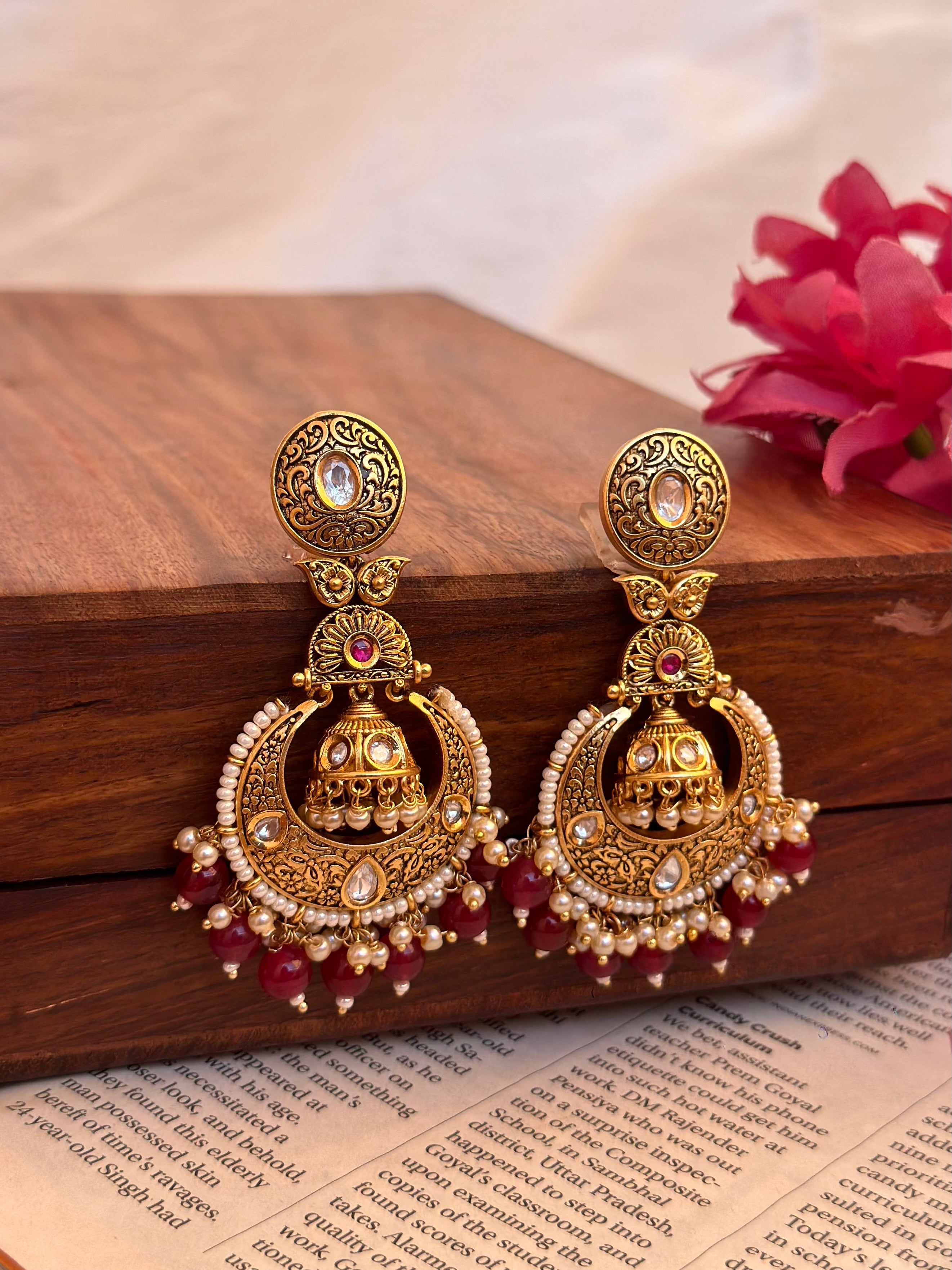 Antique Gold Earrings