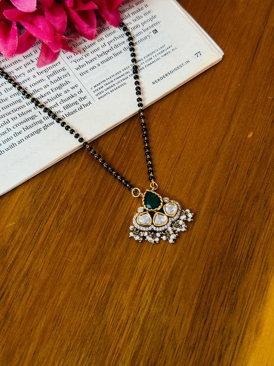 Kundan Moissanite Mangalsutra