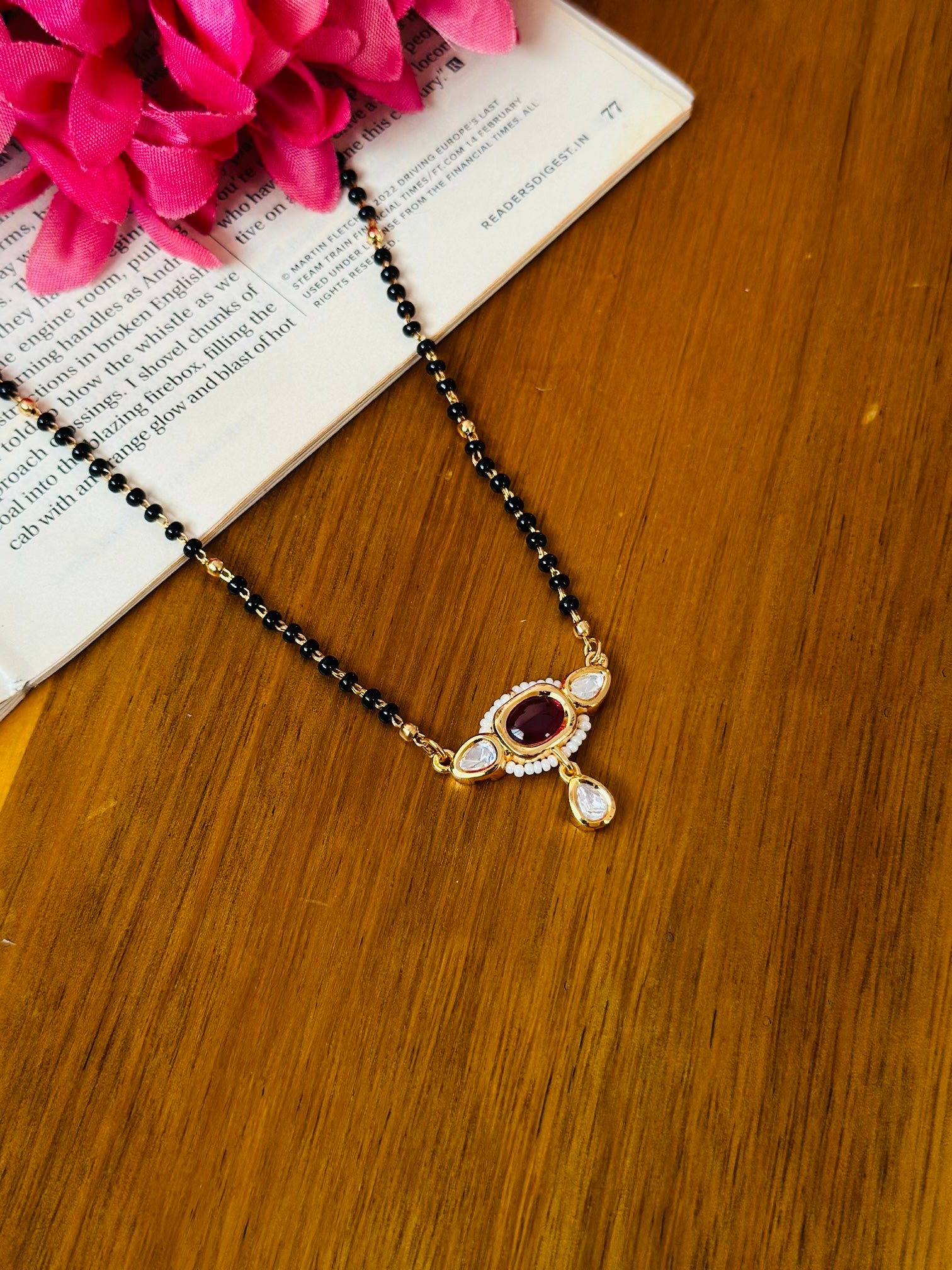 Kundan Moissanite Mangalsutra